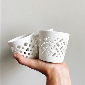 New in box candle holders